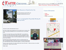 Tablet Screenshot of faithcheyenne.org